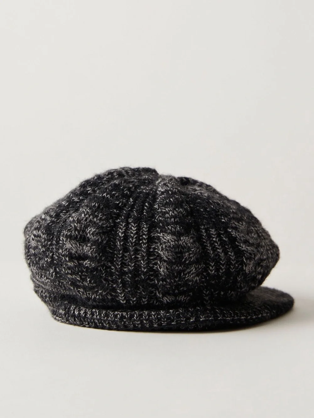 1473. FREE PEOPLE Loui Sweater Cadet Hat in Black NWT $48